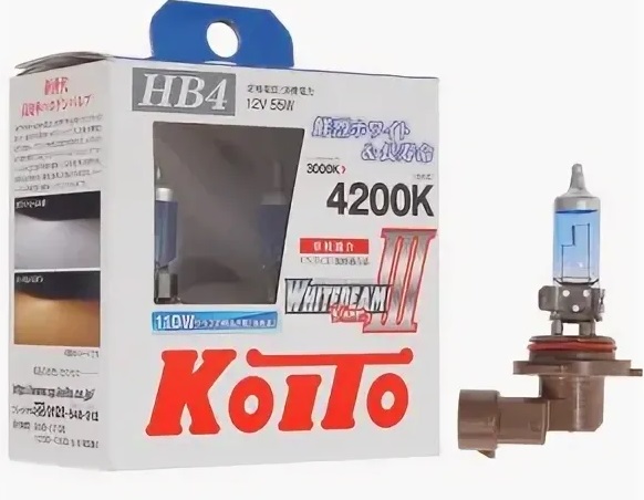 Автолампа koito hb4 набор