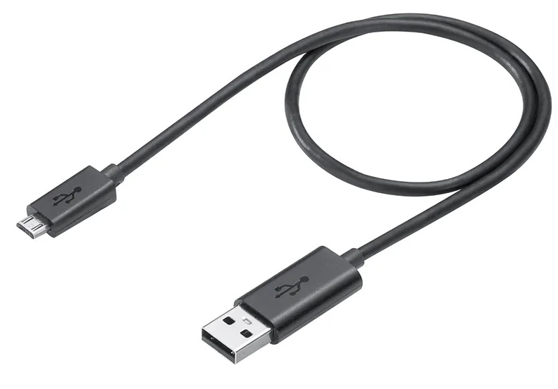 кабель usb microusb силикон черный