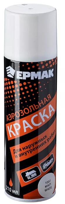 краска ермак матовая белая 1007 (759-025)