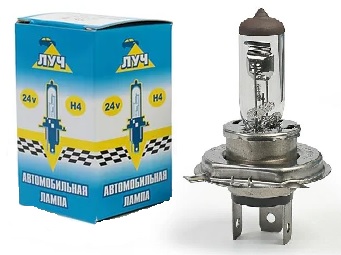 автолампа луч h4 75-70 24