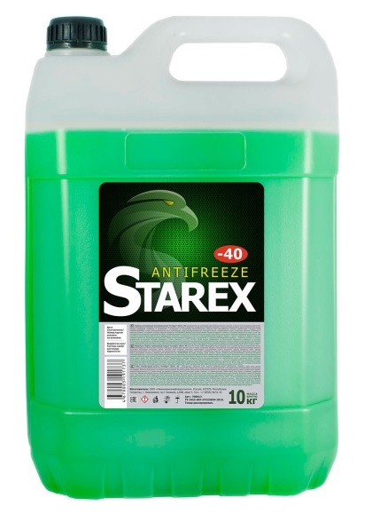 антифриз starex зеленый 10кг