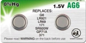 Батарейки Camelion Alkaline AG6,1,5v, 1шт