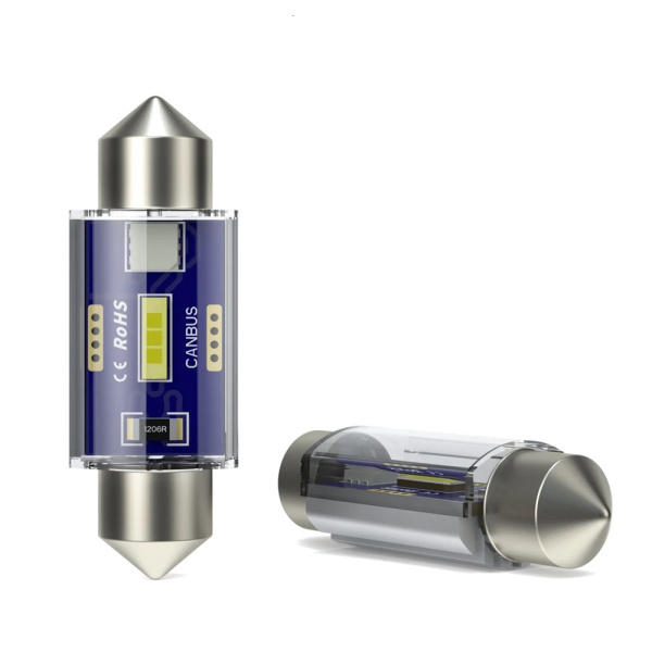 лампа светодиодная 1136 3smd 12-24 биполярная