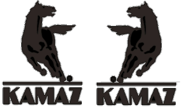наклейка камаз вырезная